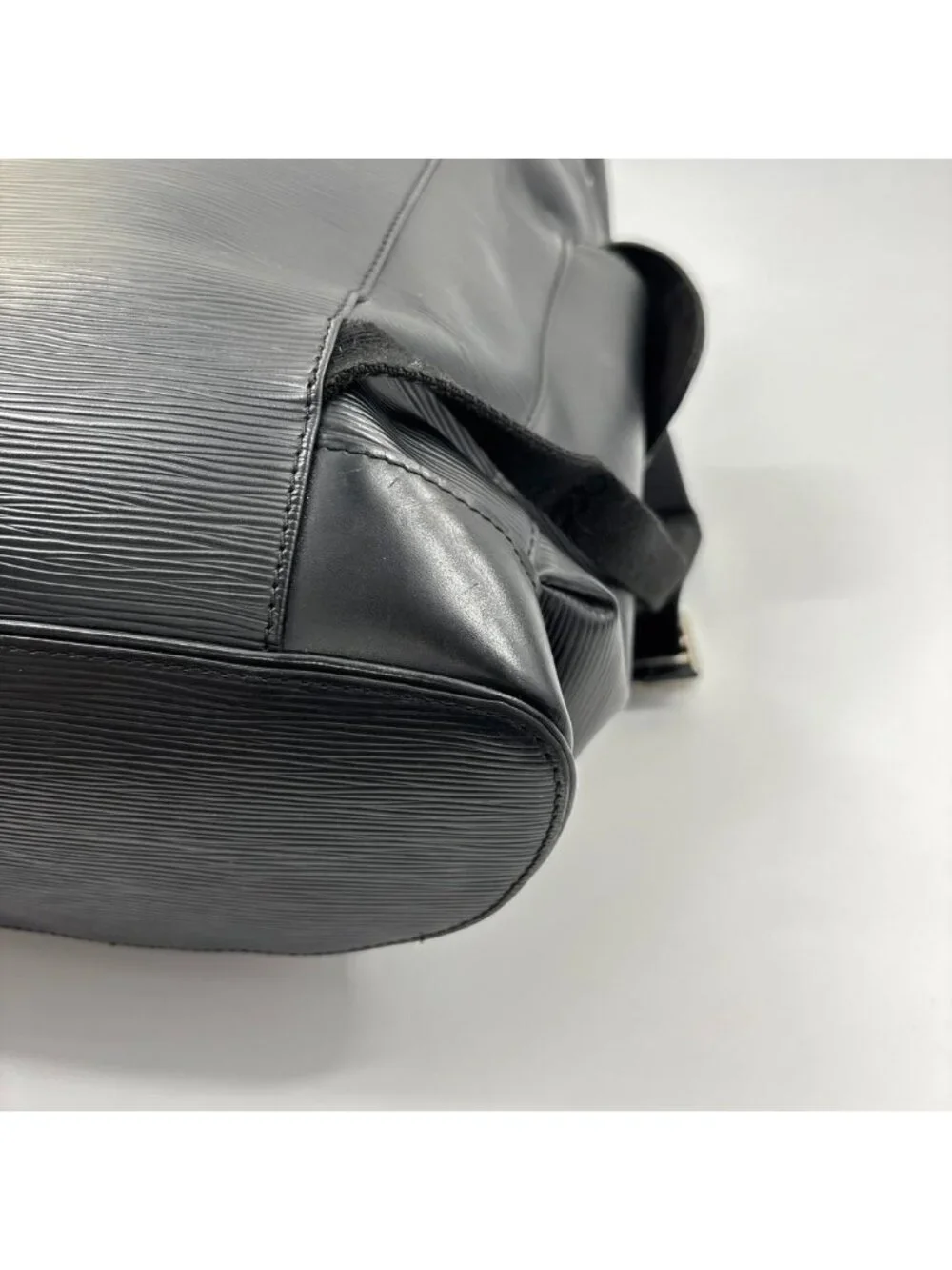 Louis Vuitton Super Christopher PM Epi Leather Backpack Black
